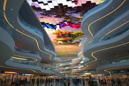 17寸落地式LED天幕