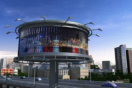 百变旋转多功能显示屏