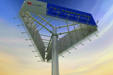 三角形旋转多方位显示屏